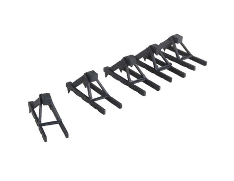 Track Bumper - Built-ups -- Dark Gray pkg(5)-2