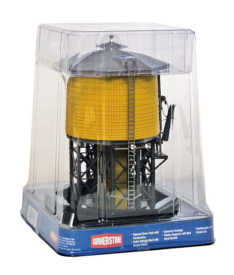 Wood Water Tank - Built-ups -- Assembled - Yellow Ochre - 3-1/2 x 3-7/8 x 6-5/8"  8.7 x 9.6 x 16.5cm-7