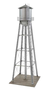 City Water Tower - Built-ups -- Assembled - Silver - 3-3/4 x 3-3/4 x 11"  9.3 x 9.3 x 27.5cm-3