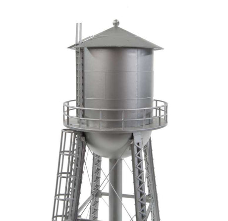 City Water Tower - Built-ups -- Assembled - Silver - 3-3/4 x 3-3/4 x 11"  9.3 x 9.3 x 27.5cm-4