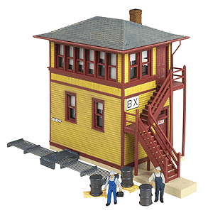 Cornerstone Series(R) Built-Ups Interlocking Tower -- Yellow Ochre & Oxide Brown
