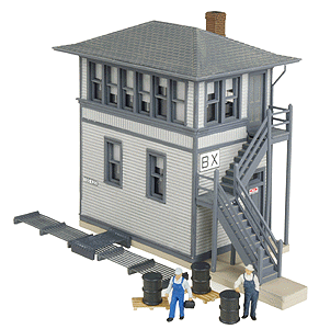 Cornerstone Series(R) Built-Ups Interlocking Tower -- Two-Tone Gray