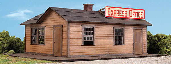 Cornerstone Series(R) Lasercut Boomtown USA Kit -- Corner Office 4-5/8 x 3-5/8 x 1-1/2" 11.7 x 9.2 x 3.81cm