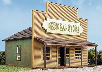 Cornerstone Series(R) Lasercut Boomtown USA Kit -- Merchant Building 4-1/4 x 3-1/2 x 3"  10.7 x 8.8 x 7.6cm