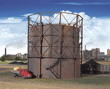 Gas Storage Tank -- Kit - 9-7/8"  24.6cm Diameter x 9-1/8"  22.8cm Tall-1