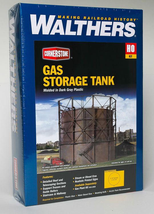 Gas Storage Tank -- Kit - 9-7/8"  24.6cm Diameter x 9-1/8"  22.8cm Tall-3