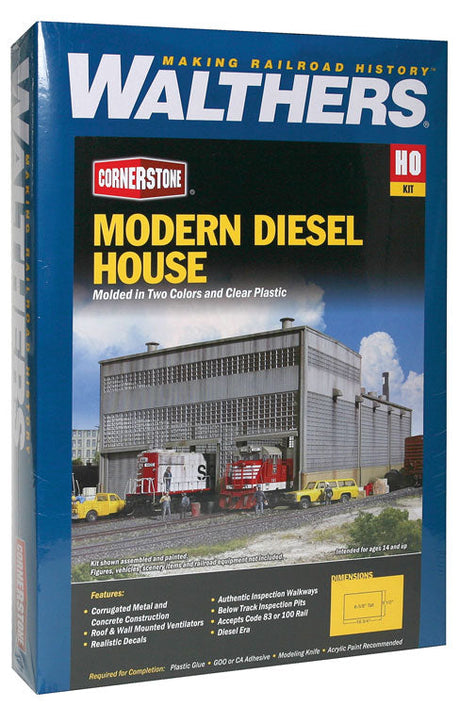 Diesel House -- Kit - 9-1/4 x 16-7/8 x 6-1/2"  23.5 x 42.8 x 16.4cm-2