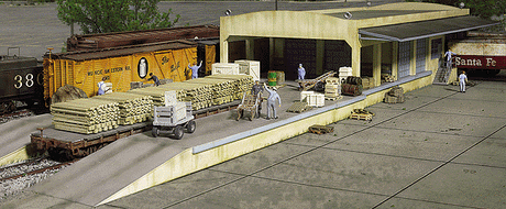 Open Air Transload Building -- Kit - 25 x 5-1/4 x 3"  63.5 x 13.3 x 7.6cm-1