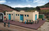 Mission-Style Freight House -- Kit - 9-1/2 x 6-1/2 x 2-1/2"  24.1 x 16.5 x 6.3cm-1