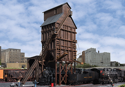 Wood Coaling Tower -- Kit - 7-1/2 x 6-1/2 x 10-5/8"  19.1 x 16.5 x 27cm-1