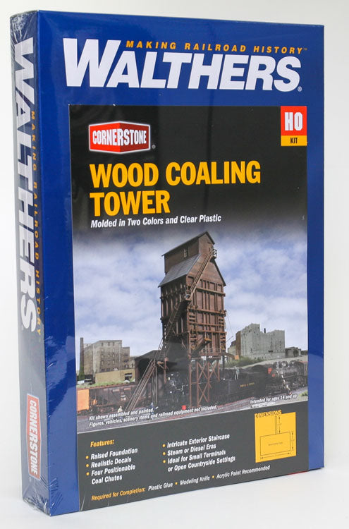 Wood Coaling Tower -- Kit - 7-1/2 x 6-1/2 x 10-5/8"  19.1 x 16.5 x 27cm-3