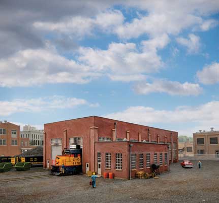 130' 2-Stall Diesel Engine House -- Kit-1