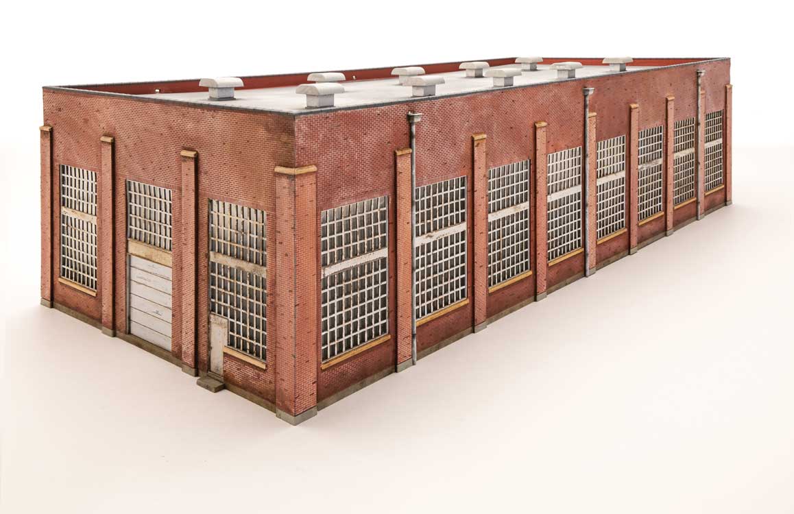 130' 2-Stall Diesel Engine House -- Kit-3
