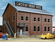Brick Freight Office -- Kit - 8-13/16 x 9 x 6-1/8"  22.4 x 22.9  15.6cm-1