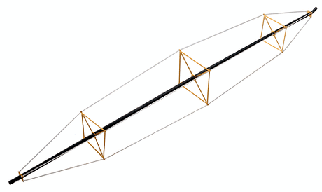 Support Trusses for Guywires and Piping -- Photo-Etched Kit