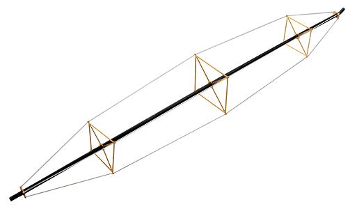 Support Trusses for Guywires and Piping -- Photo-Etched Kit