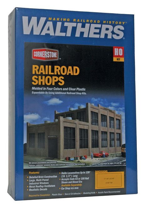 Railroad Shop -- Kit - 17-1/8 x 8-3/4 x 8-5/8"  43.4 x 22.2 x 22cm-3
