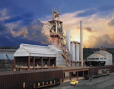 Blast Furnace - Ashland Iron & Steel -- Kit - 28 x 14 x 21-1/2"  70 x 35 x 53.7cm