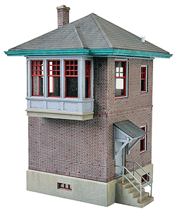 Pennsylvania Railroad Block & Interlocking Station -- Kit - 2-7/16 x 3-1/8 x 4-7/8"  6.1 x 7.9 x 12.3cm-1