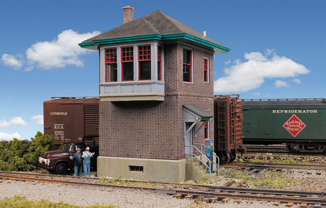 Pennsylvania Railroad Block & Interlocking Station -- Kit - 2-7/16 x 3-1/8 x 4-7/8"  6.1 x 7.9 x 12.3cm-2
