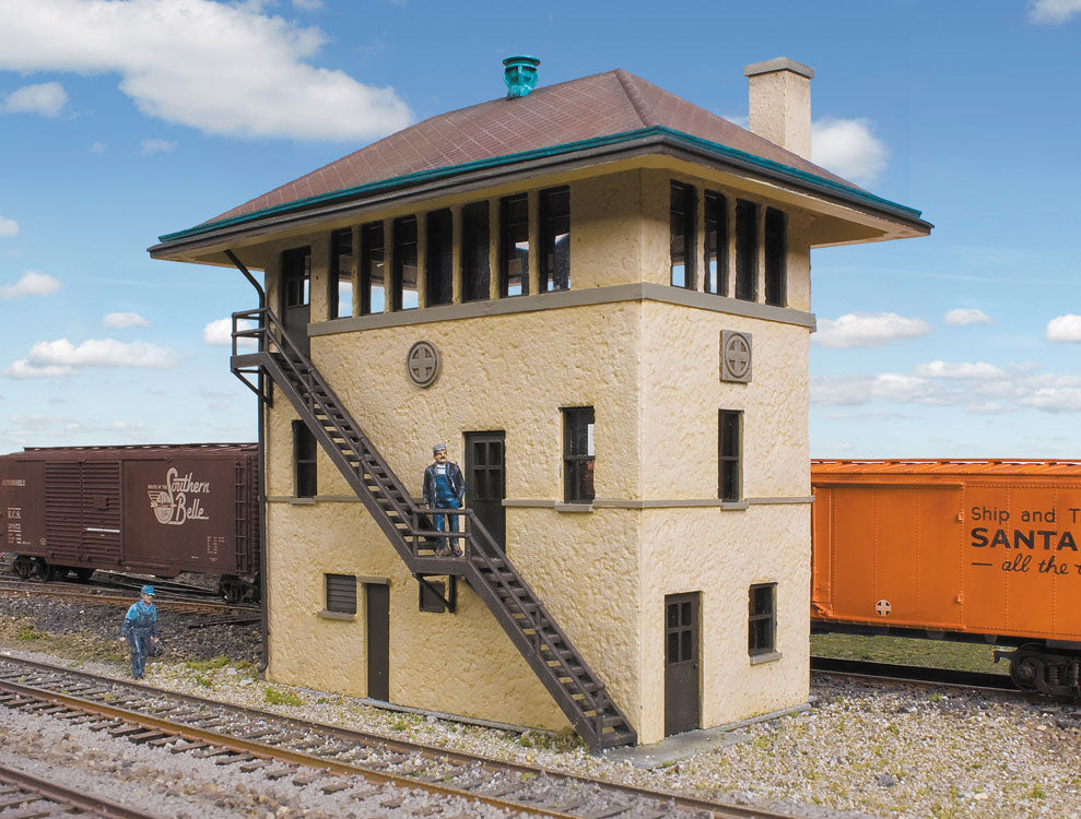 Santa Fe Interlocking Tower -- Kit - 2-7/8 x 4-7/8 x 5-1/8"  7.3 x 12.3 x 13cm-2
