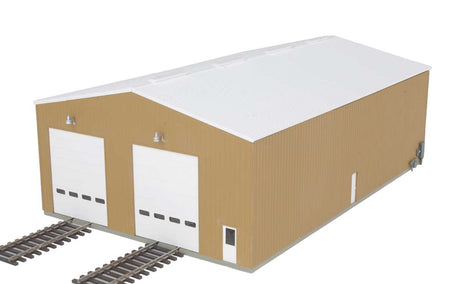 Modern Double-Track Engine House -- Kit - 11 x 7 x 4-1/4"  27.9 x 17.7 x 10.7cm-2