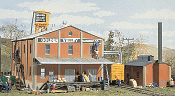 Golden Valley Canning Company -- Kit - Main Building: 10-1/2 x 8"; Boiler House: 4-3/4 x 3"-1