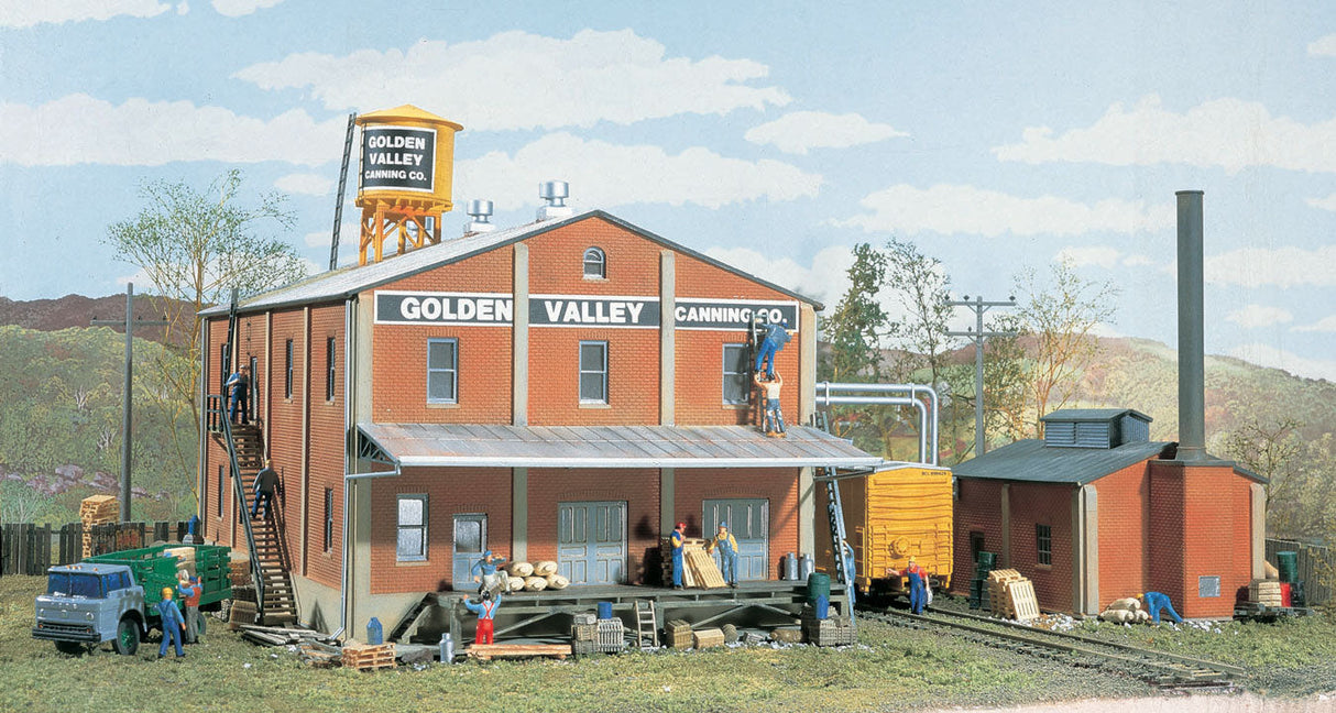 Golden Valley Canning Company -- Kit - Main Building: 10-1/2 x 8"; Boiler House: 4-3/4 x 3"-2