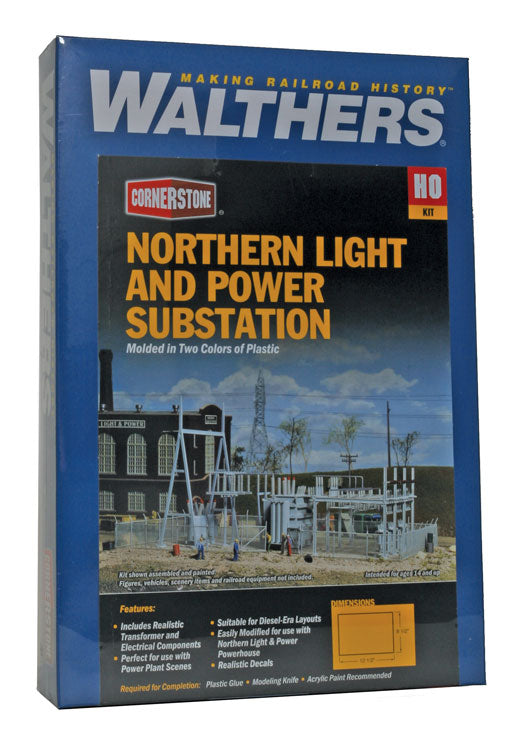Northern Light & Power Substation -- Kit - 8-1/2 x 12-1/2"  21.6 x 31.8cm-3