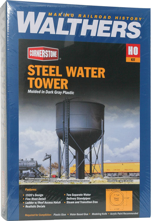 Steel Water Tank -- Kit - 3-1/4 x 3 x 7" 11.3 x 7.5 x 17.5 cm-6