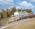 Icehouse and Platform -- Kit - 18-1/2 x 6-1/4"  46.9 x 15.8cm-1