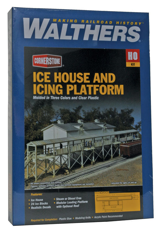 Icehouse and Platform -- Kit - 18-1/2 x 6-1/4"  46.9 x 15.8cm-3