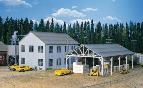Planing Mill and Shed -- Kit - Mill: 6 x 8"  15.2 x 20.3cm; Shed: 6 x 9"  15.2 x 22.9cm-2