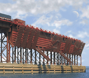 Ore Dock -- Kit - 48-1/2 x 5"  121.2 x 12.5cm-1