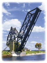 Operating Single-Track Railroad Bascule Bridge -- Kit - 33-1/2 x 3 x 11"  83.7 x 7.5 x 27.5cm-1