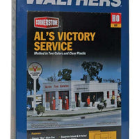 Walthers 2024 National Model Railroad Build-Off - HO Kitbashing -- Al's Victory Service Kit - 4 x 6 x 2-1/16"  10 x 15 x 5.8cm