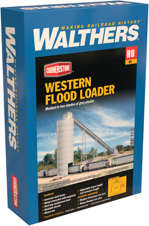 Western Coal Flood Loader -- Kit - 32 x 4-1/2 x 16"  81.3 x 11.4 x 40.6cm, Conveyor Sections: 7-1/16" 1-2