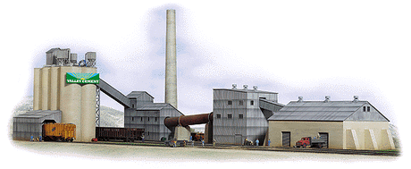 Valley Cement Plant -- Kit - Overall Complex Measures: 40-1/2 x 23-1/4 x 11.5"  102.8 x 59 x 29.2cm-1