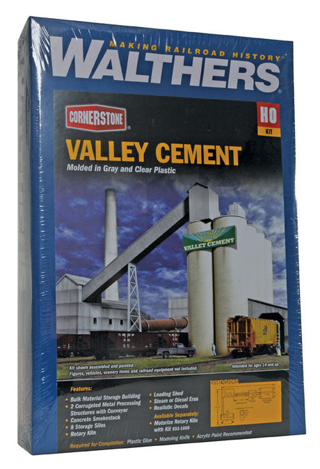 Valley Cement Plant -- Kit - Overall Complex Measures: 40-1/2 x 23-1/4 x 11.5"  102.8 x 59 x 29.2cm-3
