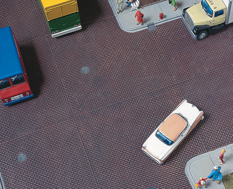 Brick Street System -- Straight Sections pkg(10) with Accessories-2