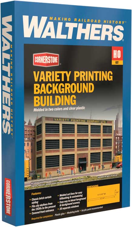 Variety Printing Background Building -- Kit - 12-1/4 x 2-3/4 x 6-11/16"  30.6 x 6.8 x 16.7cm-3