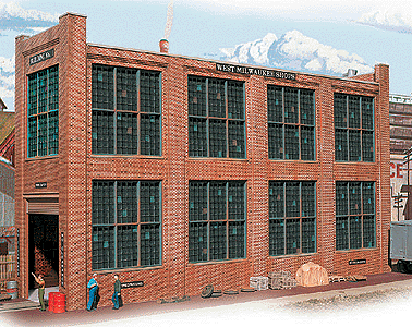Shop Building No.1 Background Building -- Kit - 11-9/16 x 3-1/4 x 6-15/16"  28.9 x 8.1 x 17.3cm-1