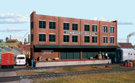 Commissary/Freight Transfer Background Building -- Kit - 12-5/8 x 3-1/4 x 6-1/8"  32 x 8.2 x 15.5cm-2