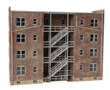 Parkview Terrace Background Building -- Kit - 7-3/4 x 2-3/16 x 6"  19.7 x 5.6 x 15.2cm-4