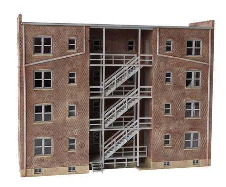 Parkview Terrace Background Building -- Kit - 7-3/4 x 2-3/16 x 6"  19.7 x 5.6 x 15.2cm-4