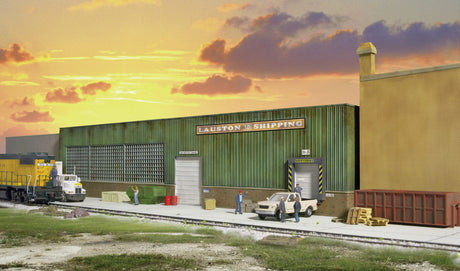 Lauston Shipping Background Building -- Kit - 19 x 1-1/8 x 4"  48.2 x 2.8 x 10.1cm-2