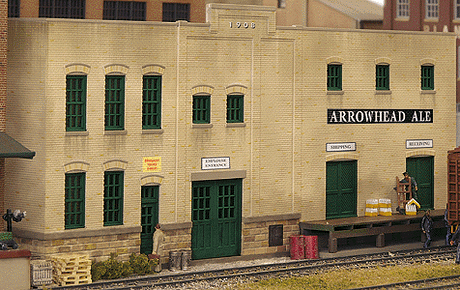 Arrowhead Ale Background Building -- Kit - 12-1/4 x 4-5/8 x 2-1/8"  31.1 x 11.7 x 5.4cm-1