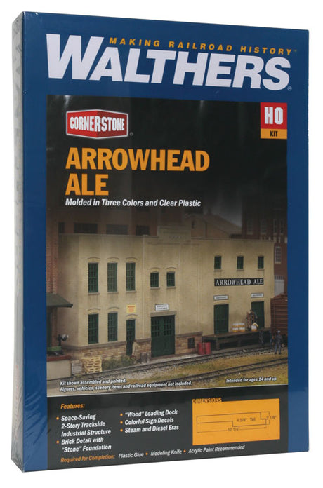 Arrowhead Ale Background Building -- Kit - 12-1/4 x 4-5/8 x 2-1/8"  31.1 x 11.7 x 5.4cm-4