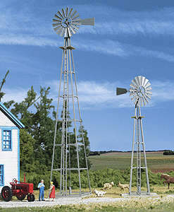 Van Dyke Farm Windmill -- Kit - 1-5/8 x 1-5/8 x 8-3/4"  4.1 x 4.1 x 22.2cm pkg(2)-1