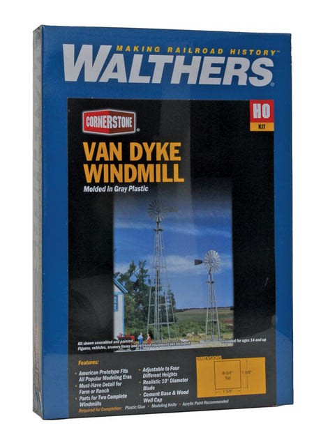 Van Dyke Farm Windmill -- Kit - 1-5/8 x 1-5/8 x 8-3/4"  4.1 x 4.1 x 22.2cm pkg(2)-3